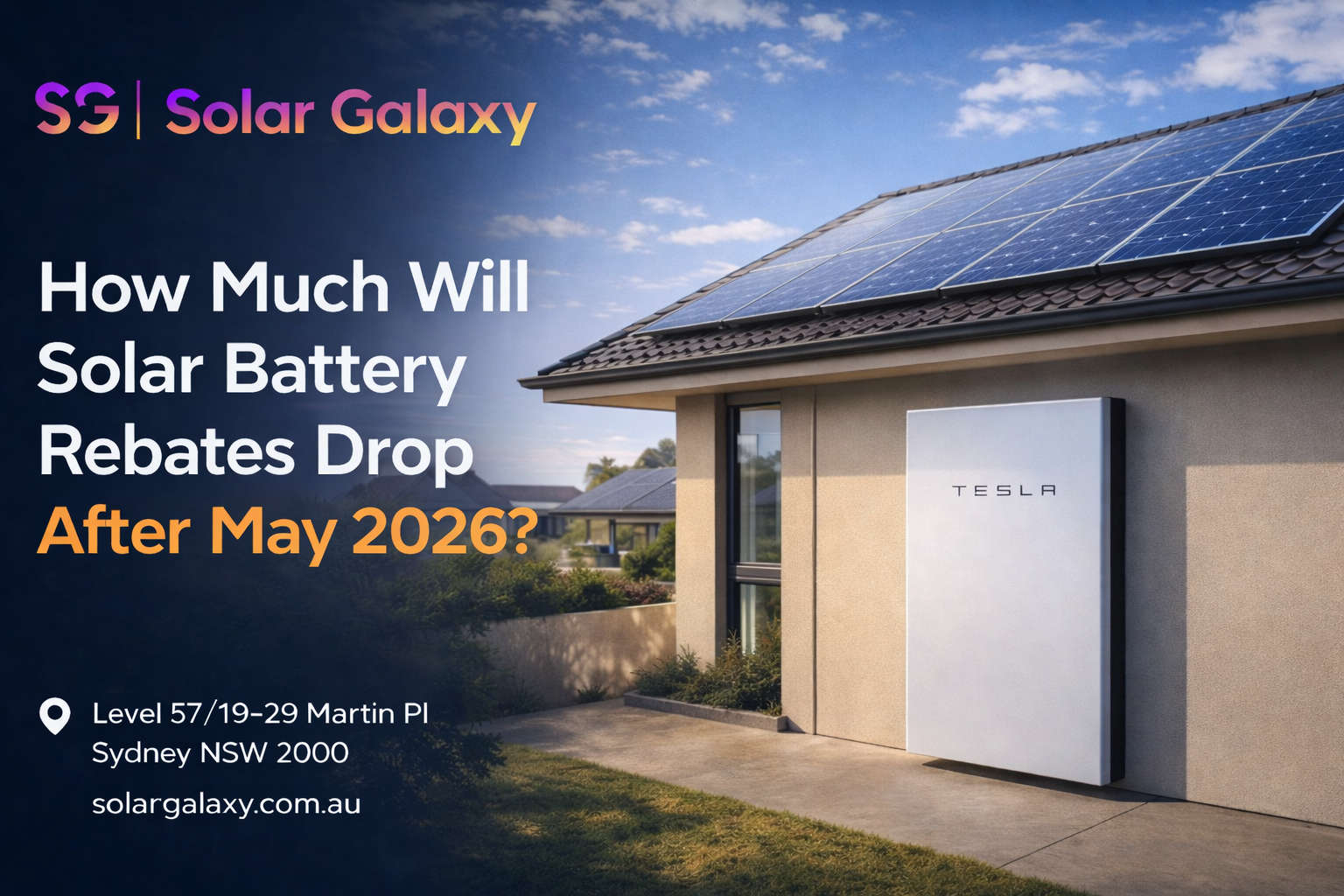 How much will battery rebates drop after May 2026
