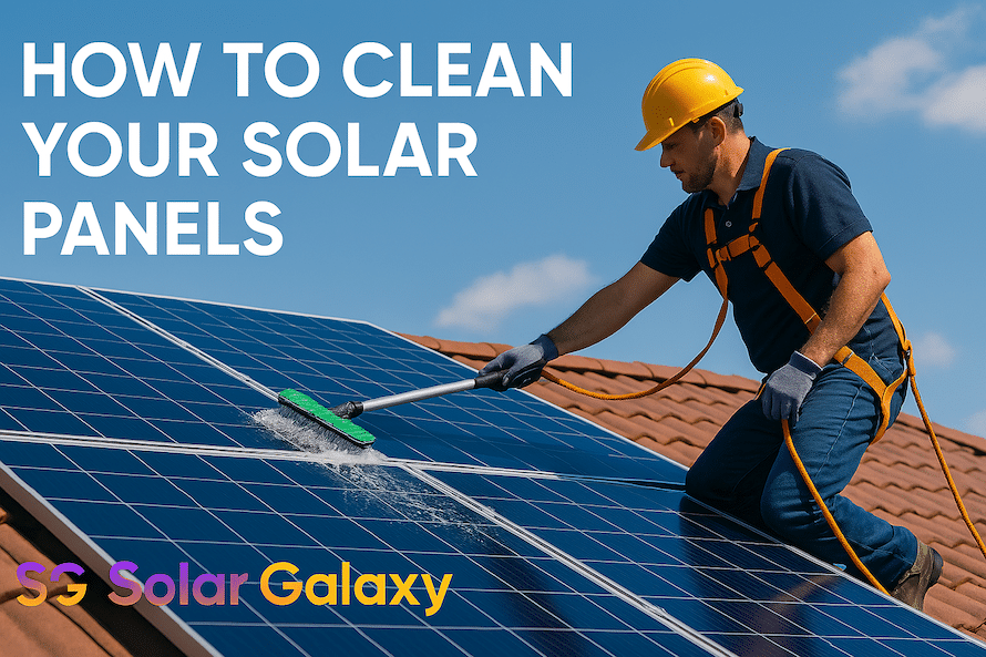 How to clean your solar panels