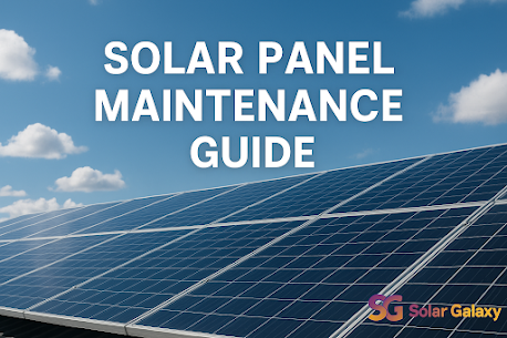 solar panel maintenance guide